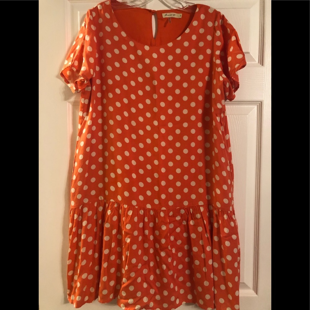 Comme Toi Polka Dot Dress